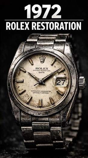 Restoration of a 1972 Vintage Rolex