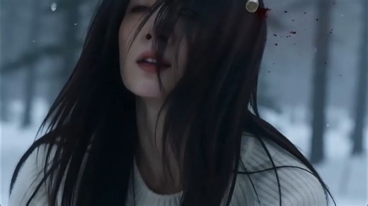 AI文生视频《女特工》系列 之《雪地玉殒》