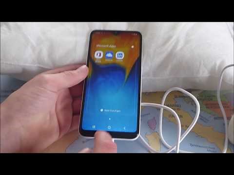 Samsung Galaxy A20e unboxing / Einrichten