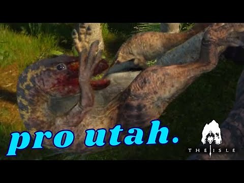 incredibly skillful utahraptor gameplay- The Isle