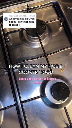 How I Clean My Hob & Cooker Hood Easily