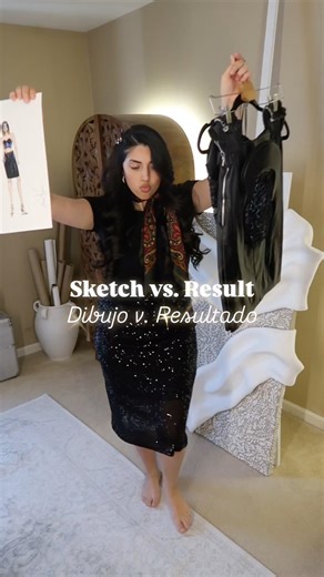 Sketch vs Result | Alien vs Predator Fashion Design #art