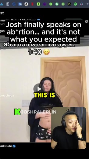 She's doing abo***on and posting on social media about it