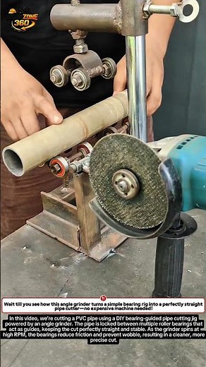 This DIY Bearing Pipe Cutter is INSANE! 🔥 #tools #DIY #machinist