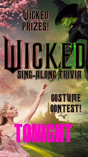 TONIGHT! Wicked Sing-Along Trivia Night at @britalmaden Wicked Prizes! Costume Contest! Gravity Defying! All FREE! Register Now at RiskyQuizness.com #sanjoseevents #trivianight #trivia #sanjose #singalong #wicked #wickedmovie #defyinggravity | Risky Quizness
