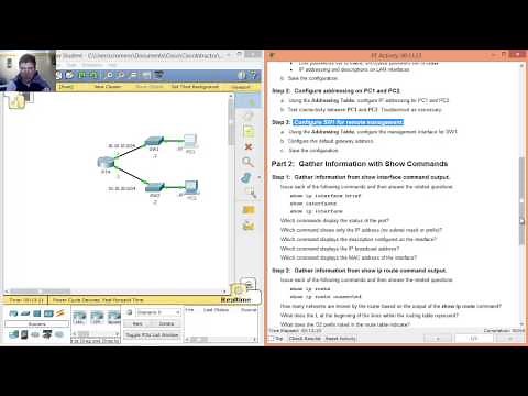 4.1.4.5 Packet Tracer - Configuring and Verifying a Small Network
