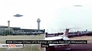 12K views · 731 reactions | 2006 Chicago O’Hare UFO Sighting: 22ft Long Alien Craft Witnessed by Many | Conspiracy times | Facebook