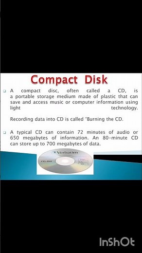 compact disk and it's types#education #shots #shortsfeed