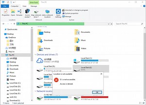 [Fixed] Drive Is Not Accessible, Access Is Denied in Windows 10/8/7