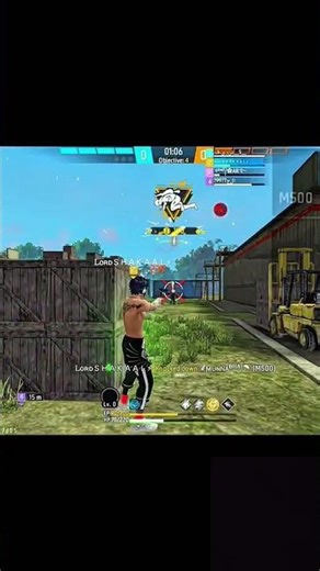 M500 aura ☠️💀🔥 #freefire #aura #gameplay #1v4clutch