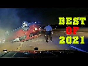 BEST OF 2021. Most Brutal Police Chases. Crazy Pit Maneuver & High Speed Crash.