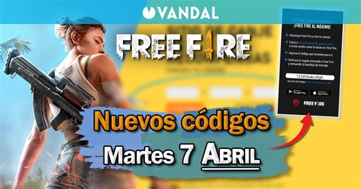 FREE FIRE MAX | Códigos de hoy martes 7 de abril de 2026 - Recompensas gratis