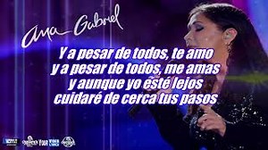 A PESAR DE TODOS Lyrics - ANA GABRIEL | eLyrics.net
