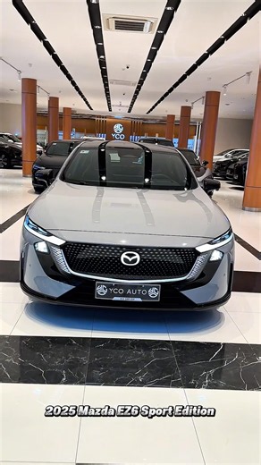 New Mazda EZ6 Sport Edition Grey Color 2025 Features Drive EV Sedan