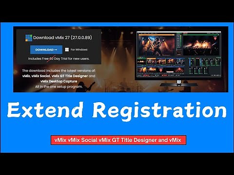 vMix trial Key Extend || Registration After Expired on vMix Software