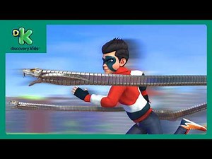 Ekans Snake Boy🐍| Snake Hero Strikes Again! | Cartoon for Kids😍| Animated Cartoon | ‪@DiscoveryKidsIN‬