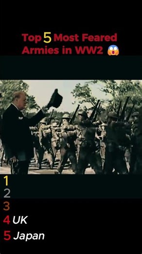 Top 5 Most Feared Armies in WW2 😱 (You Won’t Believe #1)