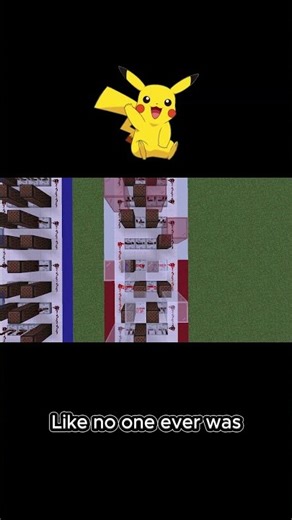 Pokemon Theme || (Intro) in Minecraft MC Cover #minecraft #shorts #pokemon #song