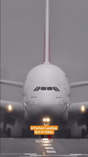 “A380 Perfect Landing – Giant Aircraft Touches Down Like a Beast ✈️🔥”