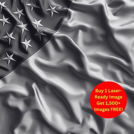 American Flag Image Laser Engraving File | Patriotic Stars Stripes 3D Illusion Art | Digital PNG Download - Etsy Canada