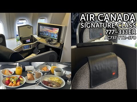 Air Canada Signature Class Boeing 777-300ER Business Class Review