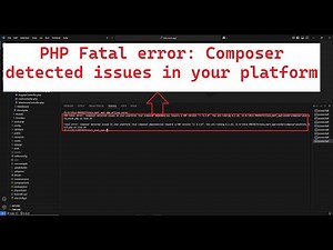 PHP Fatal error: Composer detected issues in your platform