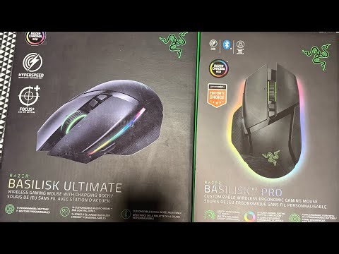 Basilisk ultimate vs Basilik v3 pro comparaison ( unboxing, synapse, functionalities, etc)