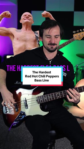 The hardest Flea bass line for me to play, by FAR! 😅 Seriously, playing octaves at this speed consistently is SO FREAKIN’ HARD! What makes it hard is playing this fingerstyle. If you play with a pick, it would be easier. While Flea is known for some incredible, funky, tight, pocket-driven, slap-heavy bass lines… this one from his entire discography is the toughest for me. Plus, ‘Right On Time’ is an awesome song! Californication is truly a legendary album 🤘 #rhcp #flea #bassline #redhotchilipe