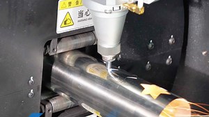 隆信激光高速切管机K9max，最大加速度可达2.0G，极速切割，效率倍增！