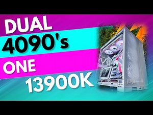 Dual 4090 One 13900k build! Unraid gaming at 1440p!