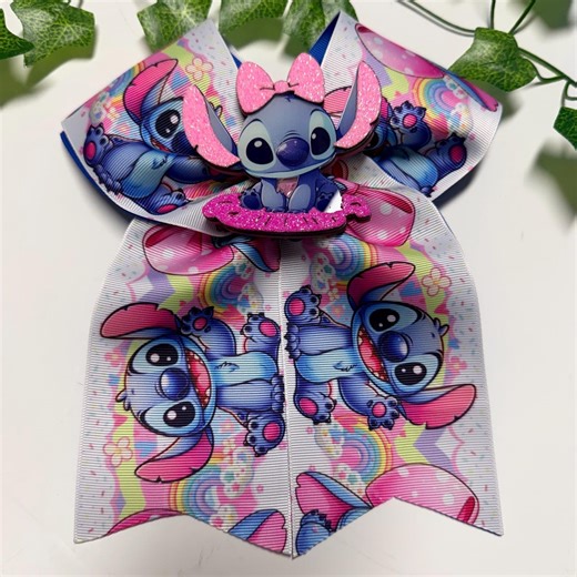Blue Alien Hair Bow - Etsy