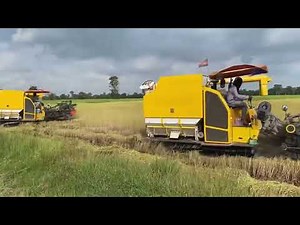 Kubota DC-120 Combine Harvester – Full Operation & Field Test