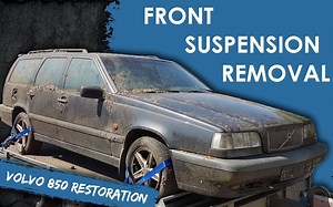 沃尔沃850修复-09&10-前悬拆除