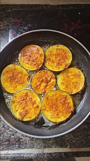 Andhra Vankaya Fry Recipe | Crispy Brinjal Fry 🔥Perfect Brinjal Fry | Vankaya Fry |Andhra Recipe