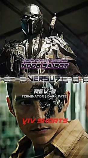Noob Saibot vs Rev-9 Terminator #vivshorts