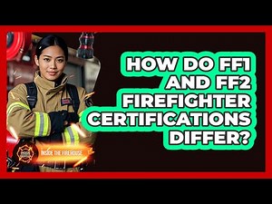 How Do FF1 And FF2 Firefighter Certifications Differ? - Inside the Firehouse