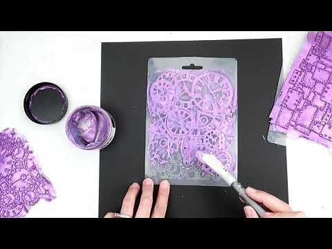 Using icing paste in a Stamperia mould