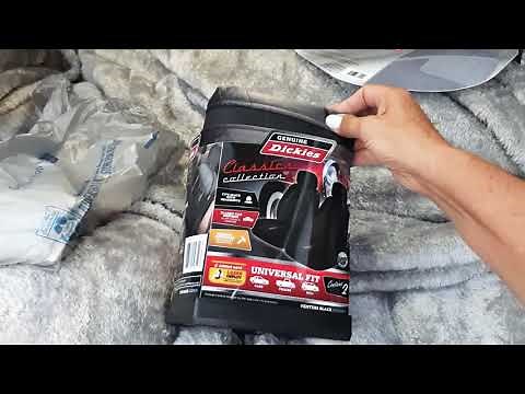 dickies high end seat covers walmart my review #dickiesseatcovers #walmartseatcovers #carseatcovers