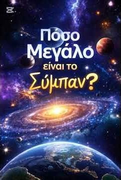 Πόσο Μεγάλο είναι το Σύμπαν