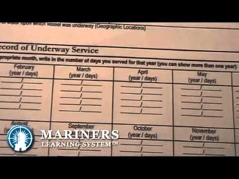 Captain's License - Sea Service Requirement