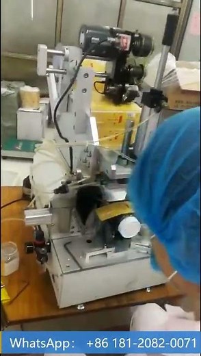 Semi auto flat bottle labeling machine 3 sides label applicator