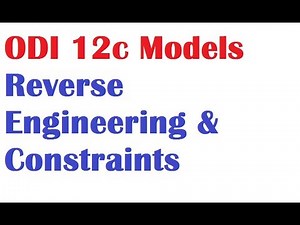 ODI 12c Tutorial Lessions6 Models Creation with Contraints