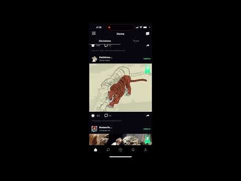 How to see your favorites on DEVIANTART app?