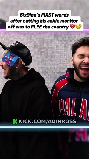 6ix9ine’s FIRST words after cutting his ankle monitor off was “let’s go to Venezuela” 💔🤣 #6ix9ine
