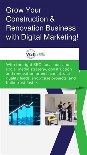 Niveditha Jain on Instagram: "Grow Your Construction & Renovation Business with Digital Marketing! Homeowners are searching online before choosing a contractor — is your business showing up? With the right SEO, local ads, and social media strategy, construction and renovation brands can attract quality leads, showcase projects, and build trust faster. 📍 Get found locally 📸 Showcase your work 📈 Generate consistent enquiries Your next project starts online. Make your digital presence work for y