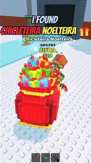 I FOUND Chicleteira Noelteira 🤯 Crazy LUCKY BLOCK #roblox #stealabrainrot