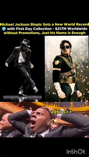 Michael Jackson movie sets a new world record as the biopic storms #shorts #MichaelJackson #movie
