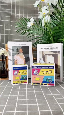 Glasses Cleaner, Lens Wipes for Eyeglasses,Eye Glasses Cleaner Wipes,Lens Wipes for Glasses/Sunglasses,Screen Wipes,Lens Wipes Individually Wrapped(300 PCS)