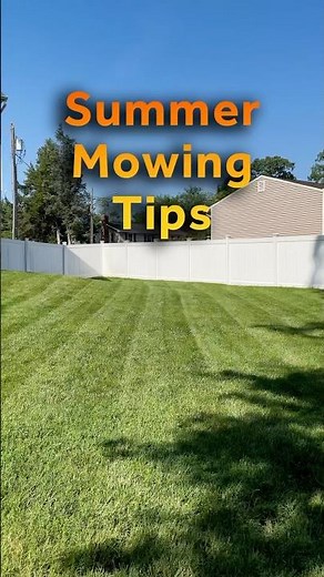 Summer Mowing Tips #lawncare #lawn #lawn #shorts