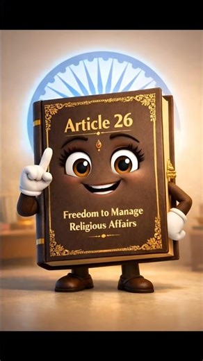 Article 26 Explained Simply | Fundamental Rights | Freedom of Religion in 30 Seconds | UPSC Polity